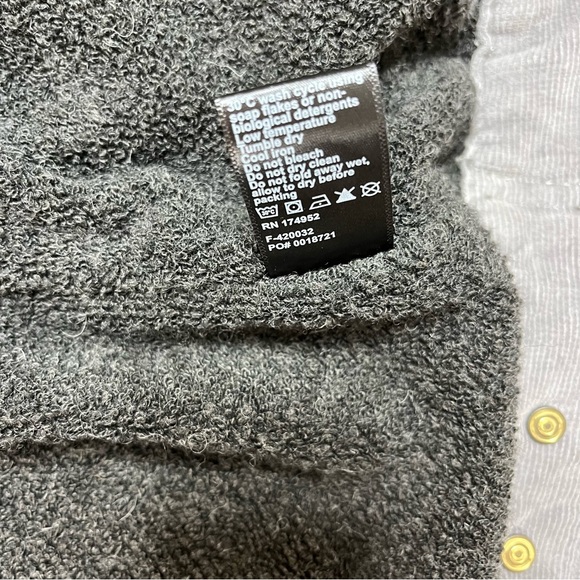 Flint and Tinder Men's Gray Corduroy XL Barn Jacket - Picture 11 of 11